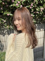 ガーランド (Garland)&nbsp;大人かわいい小顔レイヤー/シースルーバング/ピンクベージュ