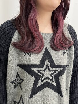 サクラ オモテサンドウ(SAKURA) ピンク×カシスピンク/インナーカラー