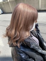 ヘアーデザイン ジェルム(Hair Design germe)&nbsp;ピンクミルクティー　#HIYORI