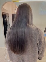 ローレンジウ(LOREN JU)&nbsp;透明感髪質改善ベージュダブルカラーミルクティーグレージュ