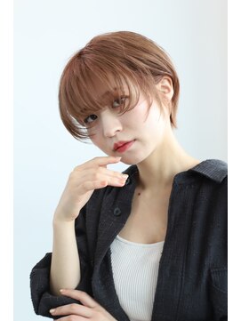 エクリ 麻布十番(equri) ショート×ほんのりピンクベージュ