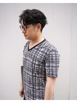 ヒカリス 東三国(HIKARIS) 笑顔溢れるメンズパーマ/ツーブロック/センターパート