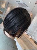 切りっぱなしボブ