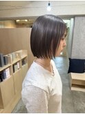 ブリーチなしダブルカラーグレージュ