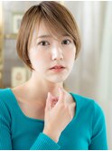 襟足すっきり流し前髪小顔シンプルショートc7大宮