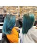 カット+ハイダメージ、ブリーチ毛対応♪【 酸性縮毛矯正×アミノ酸１stepTr】