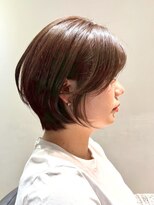 ワン バイ ジエクト(One by The Ect)&nbsp;【似合わせボブ】くすみベージュ/髪質改善カラー/刈り上げボブ