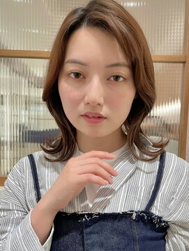 ステアケース 武蔵小杉店(stair:case) こなれミディ大人ガーリーセクシーミディ前髪なしオリーブグレー