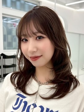 コア プラス 立川(COA PLUS) 韓国風レイヤーカット髪質改善ダブルカラーハッシュカット