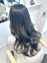 ビューバイネオリーブ 用賀店(Beau'r by neolive)&nbsp;大人ガーリーダークアッシュ似合わせカットミディアムレイヤー