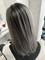 アンベル(ANBEL) レイヤーカット髪質改善ダブルカラーブリーチ西宮ハイライト