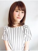 ゆるふわミディアム☆ヘーゼルブラウン髪質改善☆20代～50代
