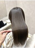 プレミアムヘアエステ×透明感カラー×カット[Zina Haruna]
