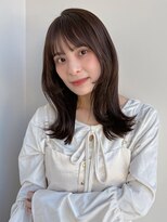 ラフ フロム ガーデン(Laf from GARDEN)&nbsp;ミディアム/レイヤーカット/顔周りカット/透明感カラー