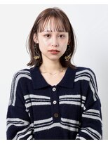 リアン(lien)&nbsp;大人ボブ　くびれボブ　ベージュカラー