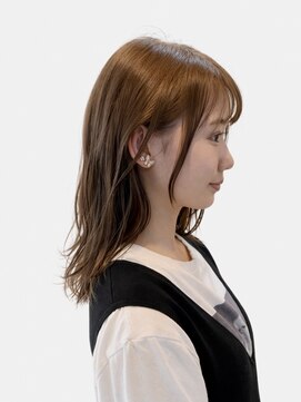 ウォーターリリー 川西店(Water Lily) デジタルパーマロング外ハネウェーブヘアスタイル