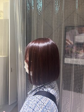 ベルポ(Bellpo) 前下がりボブ×自然な8Lvピンクブラウン 浦和/個室/髪質改善