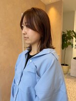 オン キャナルシティ博多前店(on) 【晴音】ミディアムボブ/ブラウンベージュ/30代