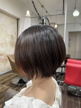 ティティアンバイイザ(titian by IZA)&nbsp;ハンサムショート×ダメージレス縮毛矯正