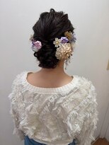 アカネ(Akane)&nbsp;成人式ヘア　前撮りヘアアレンジ　10代　20代