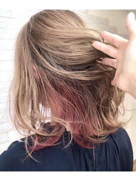 フラム(vlam) mami限定ダブルカラー＋インナーカラー『m』