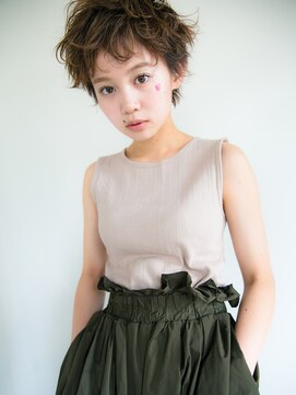 レス 伏見(LESS) <LESS>くせ毛風パーマで作る柔らかショート[伏見/丸の内/栄/