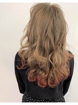 ロフト プロデュースドバイウシワカマル(loft produced by ushiwakamaru) イエローベージュ×オレンジ