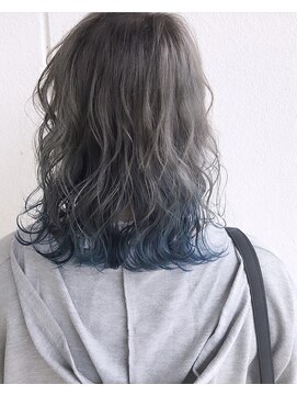 モアナ バイ ヘッドライト 沖縄東崎店(Moana by HEADLIGHT) 裾カラー#デザインカラー#アッシュ#イメチェン