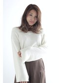 大人かわいいゆるふわミディアム