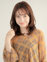 エンタク 新宿三丁目店(enntaku)&nbsp;【enntaku】シースルーバング マロンカラー