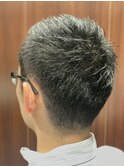 刈り上げアップバング