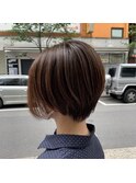 乾かせば決まるショートボブ