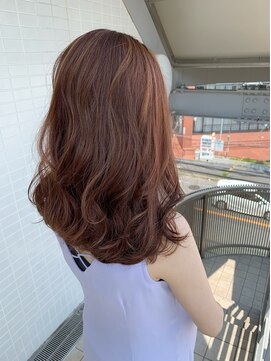 オーシャン(Ocean) [OCEAN Hair&Life藤原純] ピンクベージュ×ハイライト☆