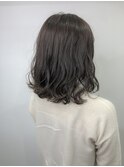 ☆ブリーチなしグレージュウェーブボブ☆
