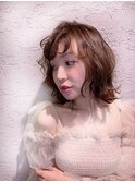 西梅田/ボブ/グレーベージュ/白髪ぼかし【Attirer飯田裕之】