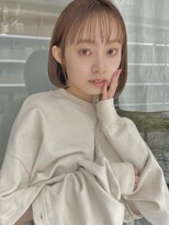 イミ(imi)&nbsp;大人ボブ/グレージュカラー/似合わせカット/髪質改善[登戸]