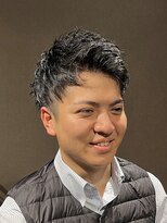 ビーダンディー(Bee dandy) ビジネスカジュアル ツーブロック ベリーショート アップバング