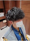 神戸ツイストスパイラルパーマ　メンズマッシュ