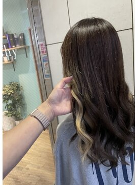 ジュジュル 稲毛本店(jujur) インナーカラー