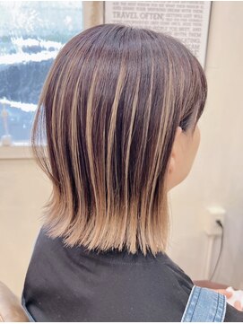 アトリエ ミム 二子玉川店(atelier mim) 白髪ぼかしハイライト 30代40代