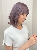 ブリーチ2回以上 シルバーラベンダー