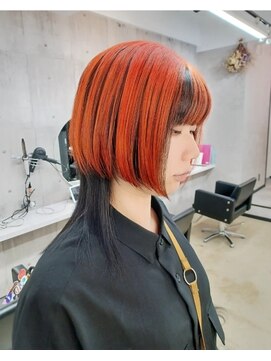 パープル(purple) オレンジアンブレラ