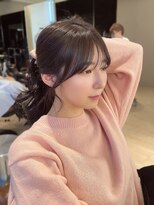【MAINESTYLE】流れる顔まわり