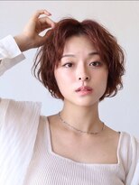 ソイクフ(SOY KUFU)&nbsp;大人可愛い◎イメチェン似合わせカットフルバングレッドブラウン