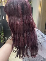 アルカナ 明治神宮前原宿(ARCANA)&nbsp;切りっぱなしボブ エアリーロング 美髪 ピンクブラウン