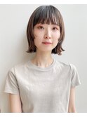 ステップカット レイヤー ボブ