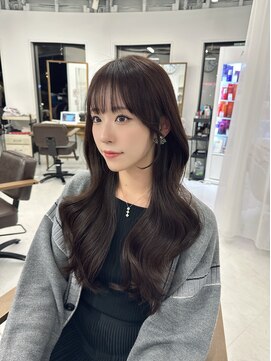 ハピネス 梅田茶屋町店(HAPPINESS) ロングレイヤー/韓国ヘア/髪質改善/顔まわり/ブリーチなし