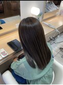 グレージュ×ミディアム×髪質改善トリートメント【茗荷谷駅】