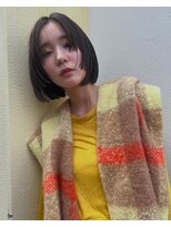 リスタバイスニップ(Lista by snip) ぱつっとボブ/ミニボブ/ステップカット/暗髪ボブ/中崎町