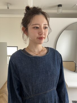 キー(kii) 透明感カラー/今泉美容室/お団子